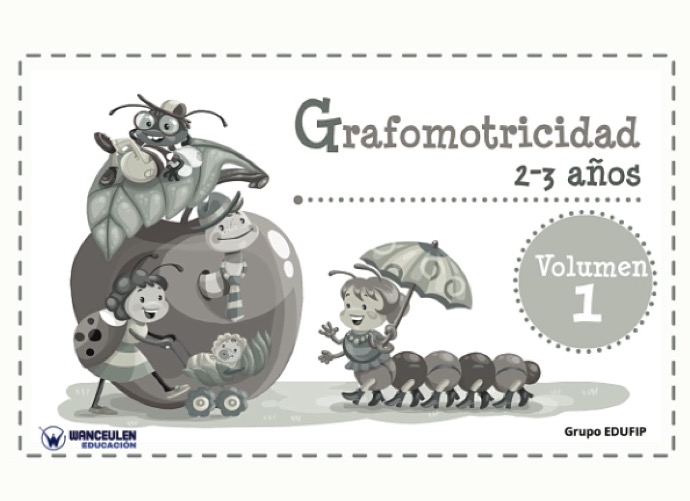 GRAFOMOTRICIDAD. 2-3 AÑOS. VOLUMEN 1 (BYN)