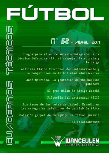 [1135281752] FÚTBOL CUADERNOS TÉCNICOS Nº 52